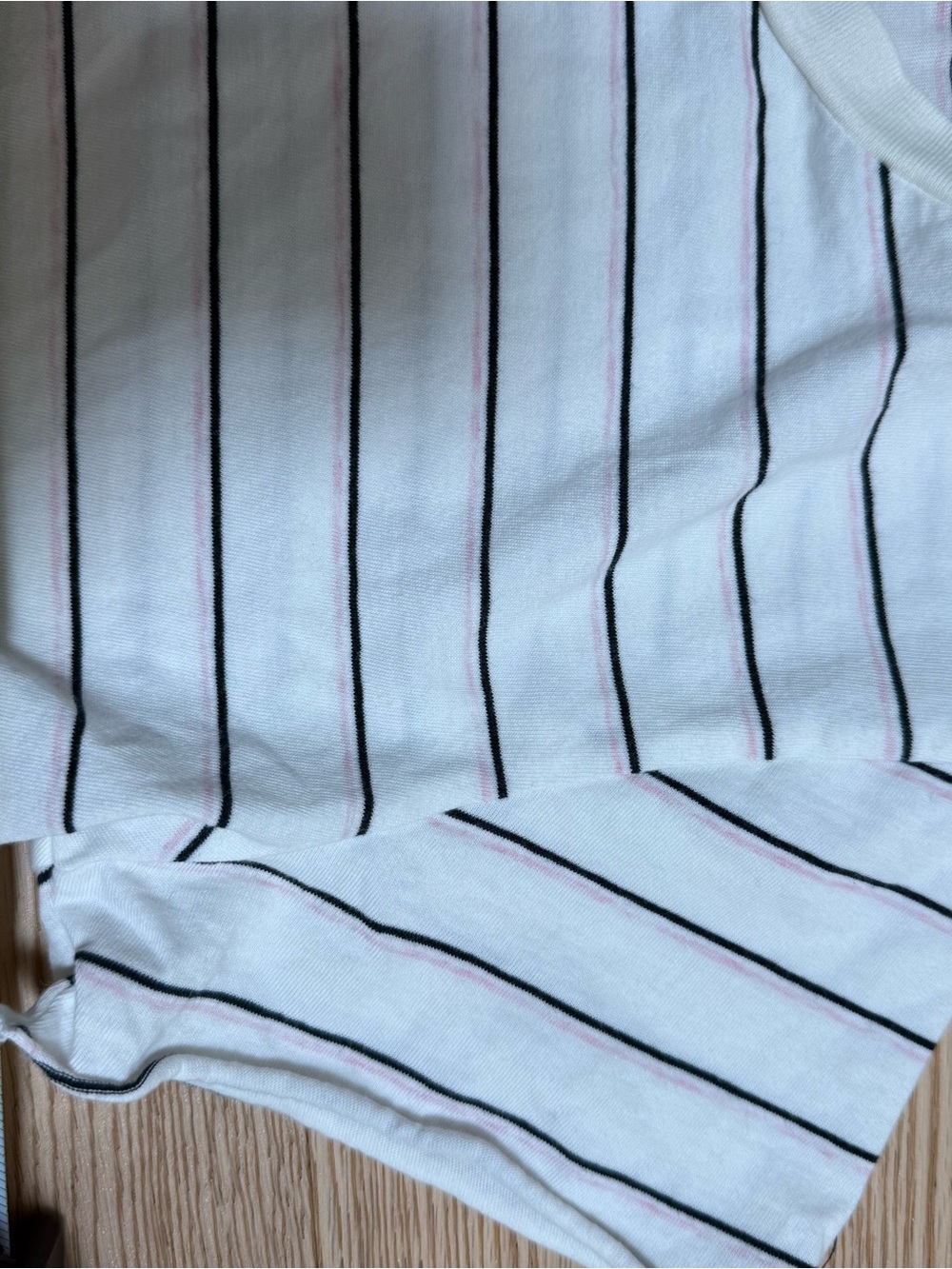 Frank & Eileen NWOT Theo Perfect Tee Heritage Jersey navy & pink stripe - xs - Picture 6 of 6